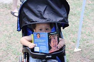 boy reading web